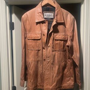 Men's Tan Leather Jacket